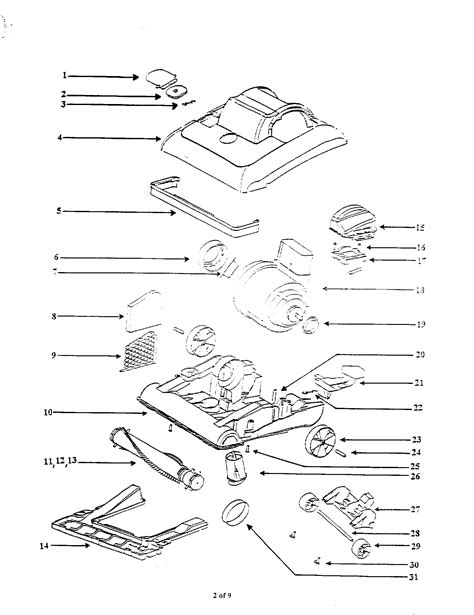 schematics  diagrams eureka vacuums parts attachments
