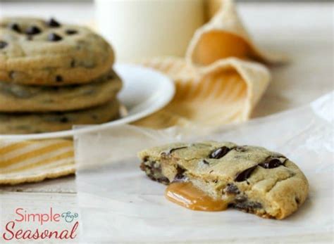 Caramel Stuffed Chocolate Chip Cookies Best Crafts And