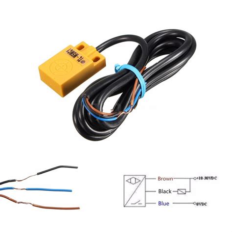 tl wmc  wire inductive proximity sensor detection switch mm npn dc   ebay