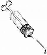 Syringe Vector Clipart Sadness Drawing Tattoo Clip Skull Cliparts Medical Tattoos Library Designs Cool sketch template