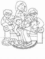 Coloring Room Living Pages Family Joint Gather Getcolorings Getdrawings sketch template
