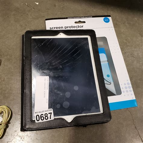 ipad cracked screen big valley auction