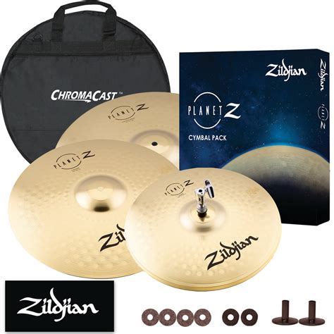 zildjian planet  complete cymbal pack   hats  crash