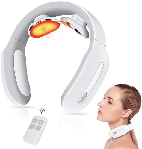 portable neck massager  heat pulse smart cordless neck massage
