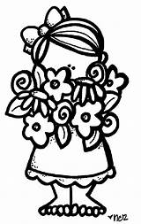Melonheadz Clipart Coloring Pages Clip Freebie Kids Flowers Today Lds Baseball Heart Girl Spring Library Cliparts sketch template