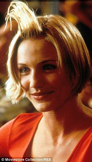 cameron diaz recreates her iconic hairdo from there s something about