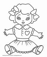 Coloring Toys Pages Christmas Dolly Toy Doll Sheet Kids Girl Print Color Colouring Sheets Dog Printable Baby Children Fun Dolls sketch template