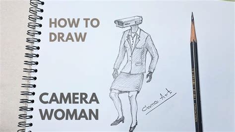 Skibidi Toilet How To Draw Camerawoman 🙋‍♀️🙋‍♀️ Camera Lady Dafuqboom
