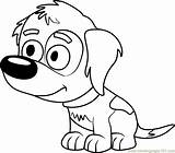 Pound Puppies Coloring Pupster Pages Coloringpages101 sketch template