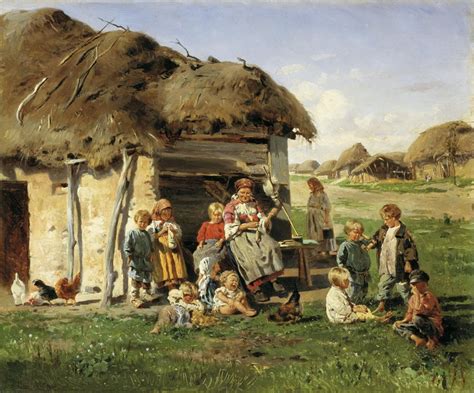 peasant children   vladimir egorovich makovsky history