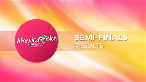 americavision song contest  semi finals results youtube
