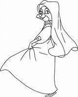 Marian Maid Coloring Pages Robin Hood Wecoloringpage sketch template