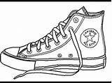 Converse Draw رسم sketch template