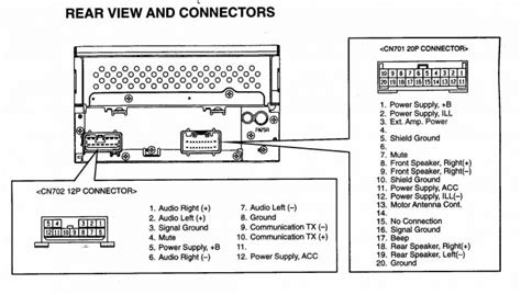 wires   front speakers   car pioneer stereo wiring pioneer wiring diagram