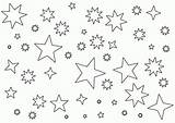 Star Outline Printable Coloring Popular sketch template