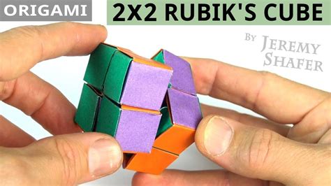 origami rubik  cube  glue   squares  paper artofit