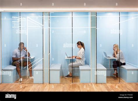 office cubicles group high resolution stock photography  images alamy