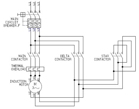 power circuit   star delta  wye delta electric motor controller  basic   guide