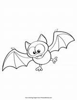 Halloween Bat Coloring Pages Cute Solitaire Pdf Printable Primarygames Template sketch template