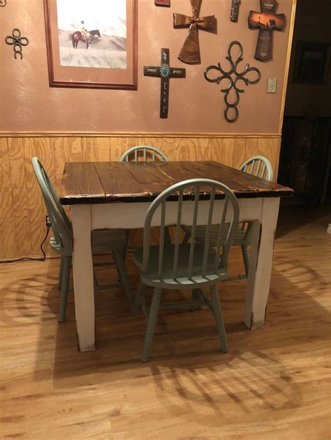 rustic farmhouse table small kitchen dining farm house etsy rustic
