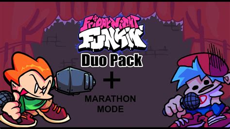 friday night funkin marathon mode duo pack week  hard youtube