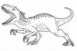 Dinosaurus sketch template