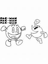 Pacman Pac Maze Easy sketch template