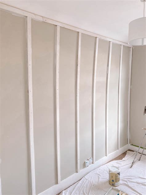 easy diy wall panelling tutorial     statement wall jess