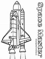 Shuttle Challenger Spaceship Yescoloring sketch template
