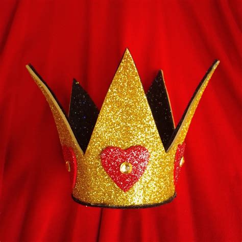 printable queen  heart crown addictionary