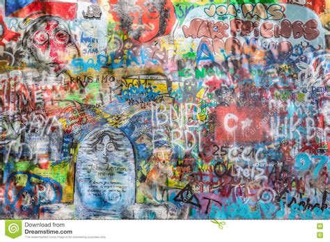 John Lennon Wall Prague Czech Republic Graffiti