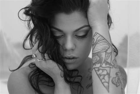 Premium Photo Close Up Of Seductive Woman With Tattoo On Arm