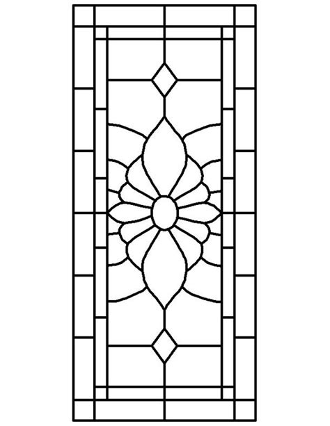 printable stained glass window template printable templates