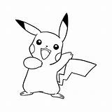 Pikachu Dibujos Colorear Disegni Pokémon Colorare Clipartmag Step Caricaturas Faciles sketch template