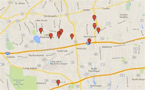 sex offender map sachem area homes to be aware of this halloween