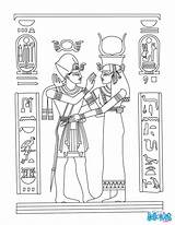 Coloring Egypt Ancient Pages Print sketch template