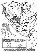 Christmas Marvel Coloring Heroes Super Cbt Book sketch template