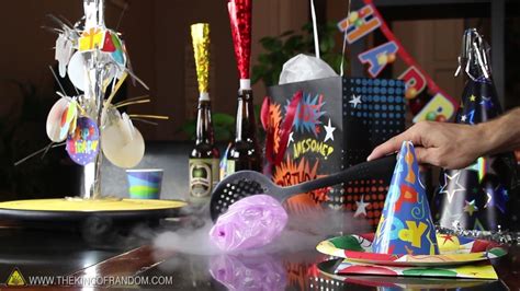 10 things to do at a birthday party with liquid nitrogen mad science
