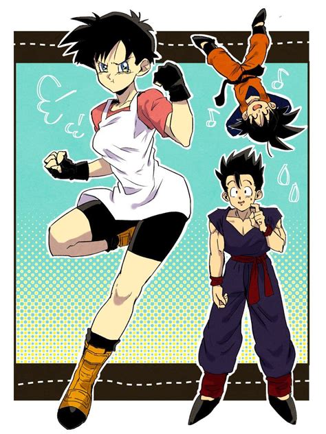 videl gohan goten fanart dbz dbz z z dragon ball z dragon