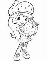 Strawberry Coloring Pages Shortcake Friends Comments sketch template
