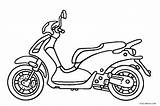 Cool2bkids Motorcycles Motorroller Getcolorings sketch template