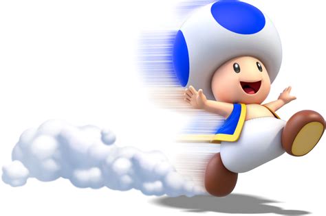 Image Toad Running Artwork Super Mario 3d World Png Nintendo