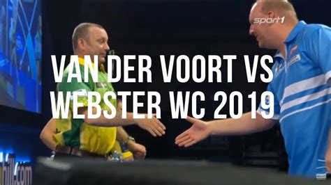 vincent van der voort  darren webster darts world championship   youtube