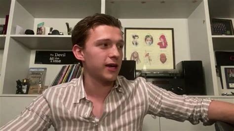 Striped Shirt Worn By Tom Holland In Tom Holland Surprises Billy Kimmel