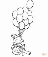 Coloring Pages Balloons Russell Printable Drawing Supercoloring sketch template