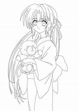 Lineart Coloring Shion sketch template