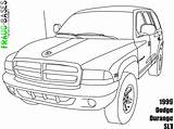Durango Dodge Slt sketch template