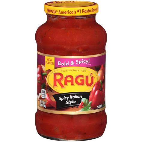 ragu bold  spicy italian style pasta sauce  oz walmartcom