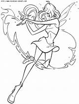 Coloring Pages Winks Printable Winx Club Comments sketch template