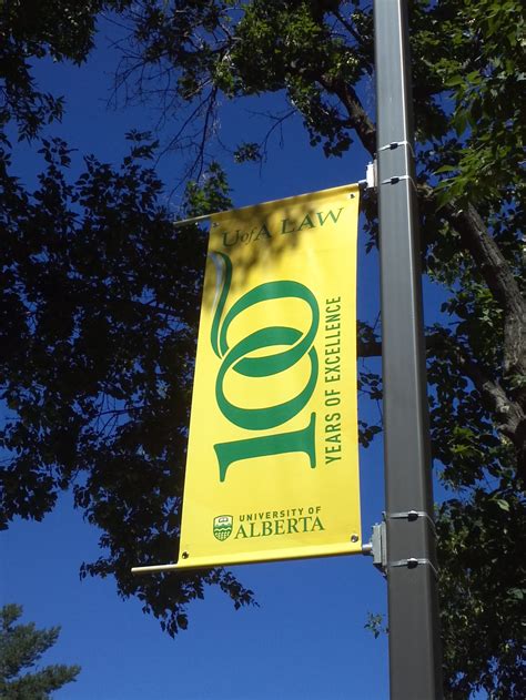 custom printed street pole banners aurora flags edmonton ab